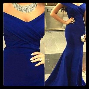 Deep Blue elegant gown